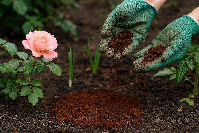 кафе в градината