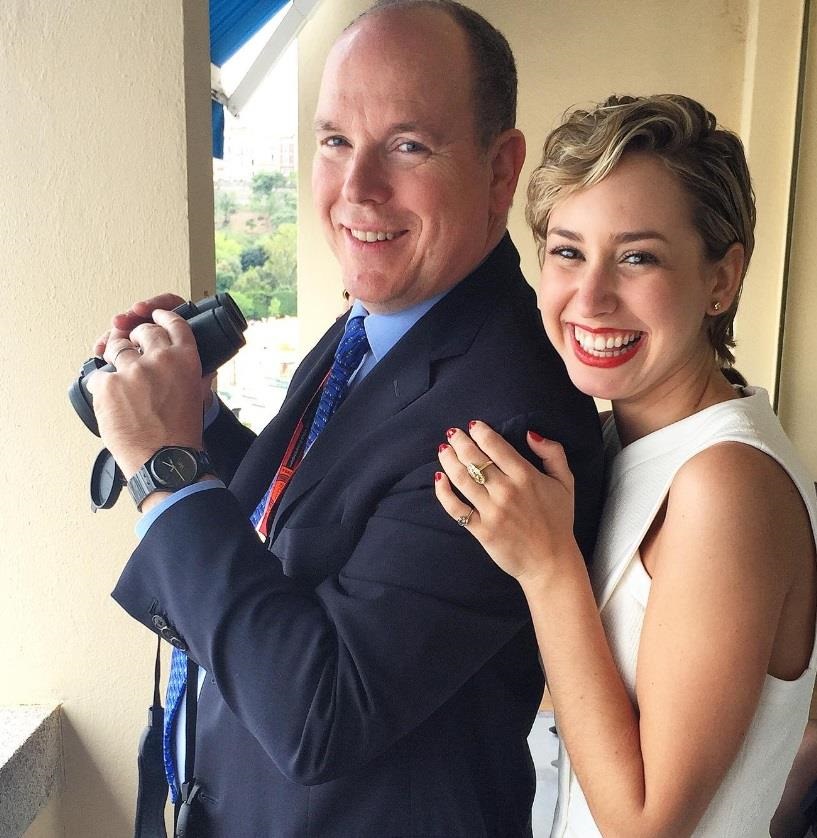 Жасмин с баща си