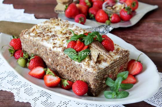  торта с елементарни вафли 