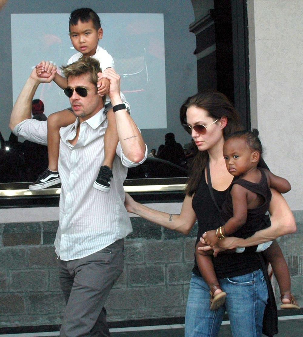 Брад и Анджелина деца