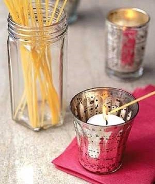 спагети вместо свещ