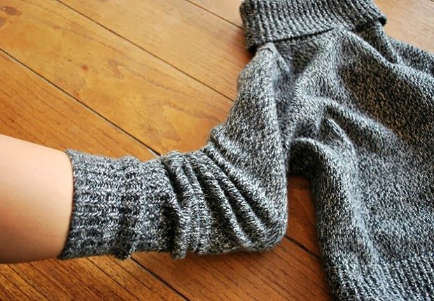 домашни чехли от пуловер