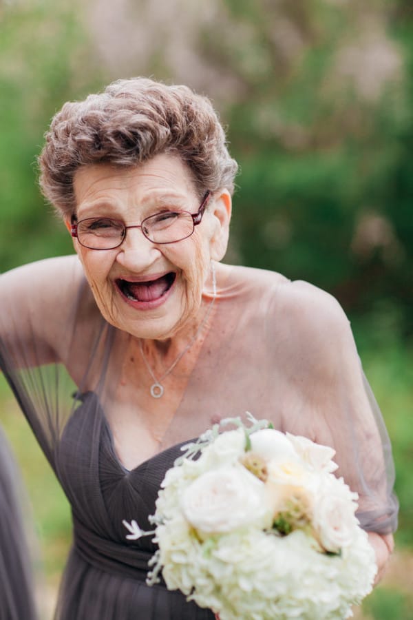 89-year-old grandma bridesmaid