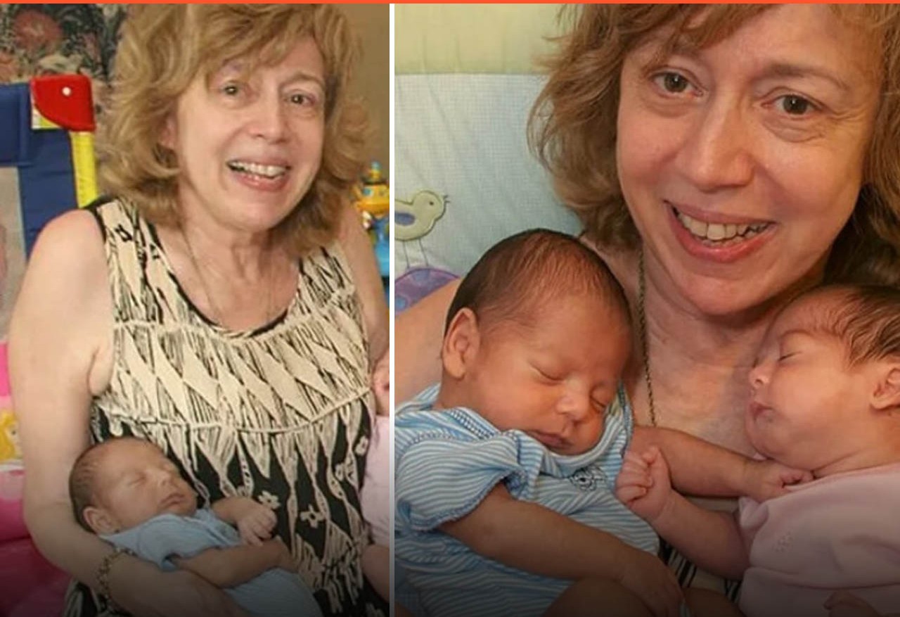  стара майка и бебе 