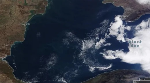 Черно море сателитна снимка