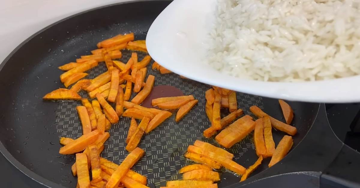  моркови в тиган 