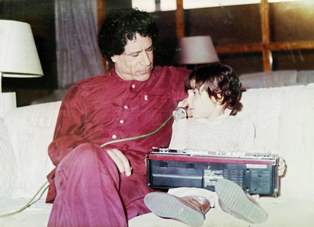 Муамар и Айша Кадафи