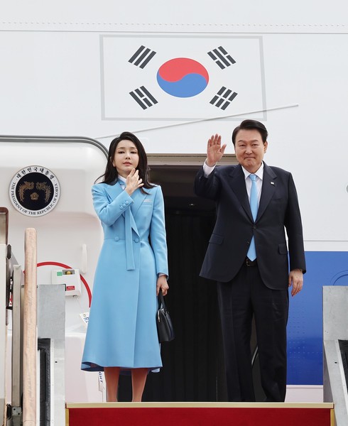 президентска двойка Южна Корея