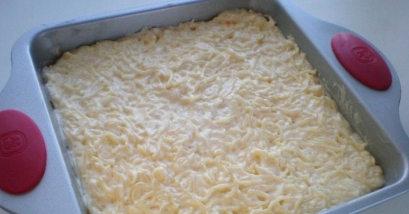 спагети на фурна със сирене