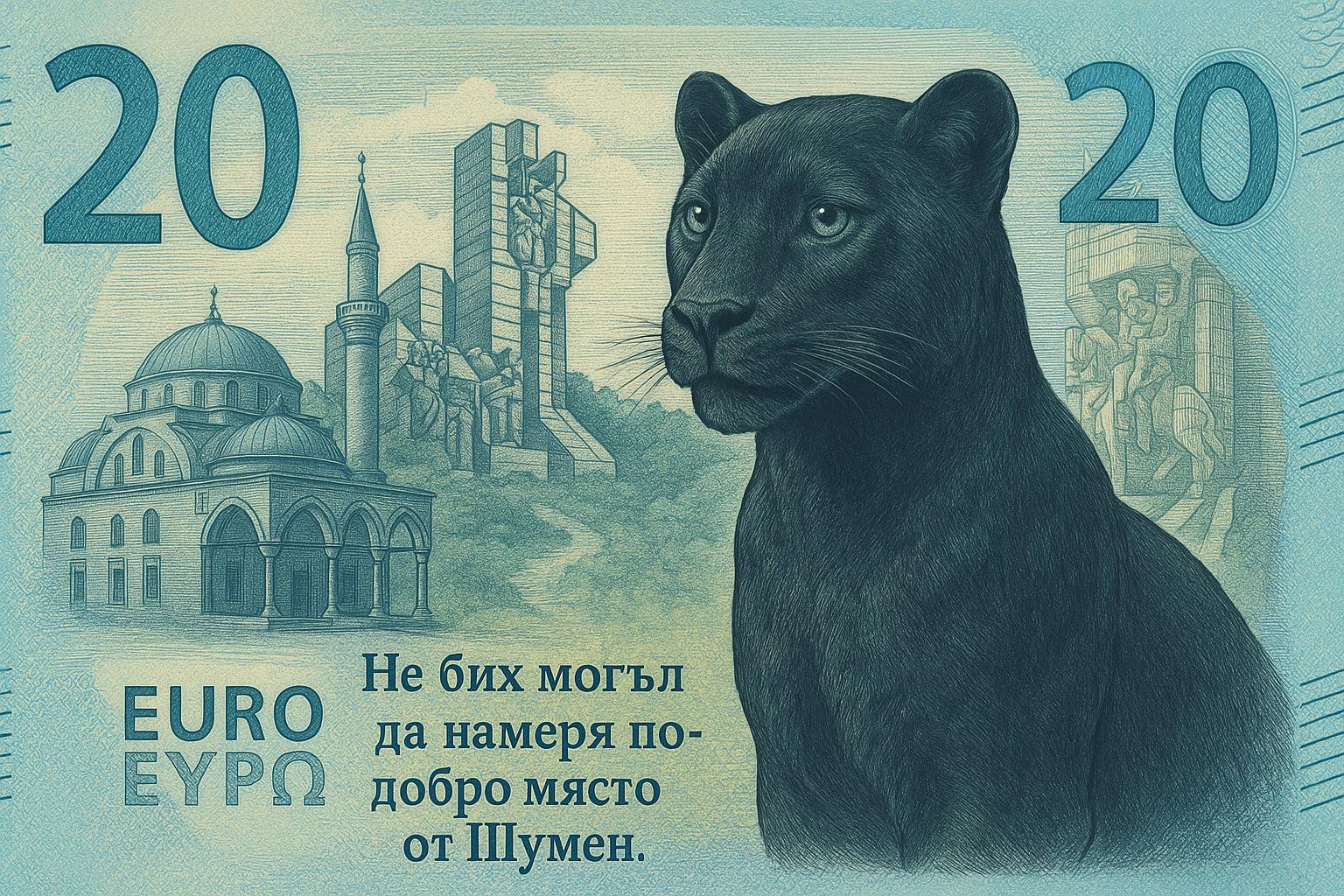 пантера евро банкнота