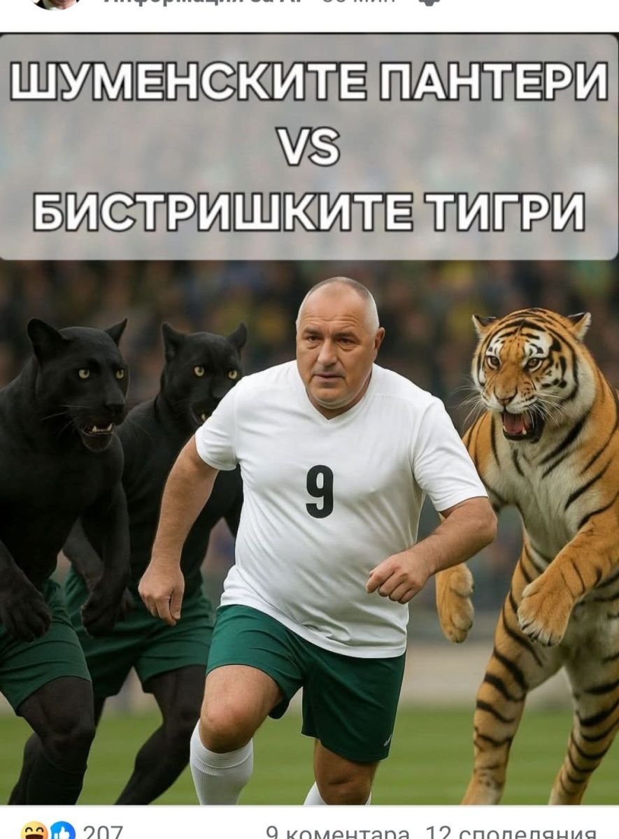 Бойко Борисов мач меме