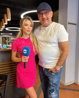 Елина Бека и шеф Манчев