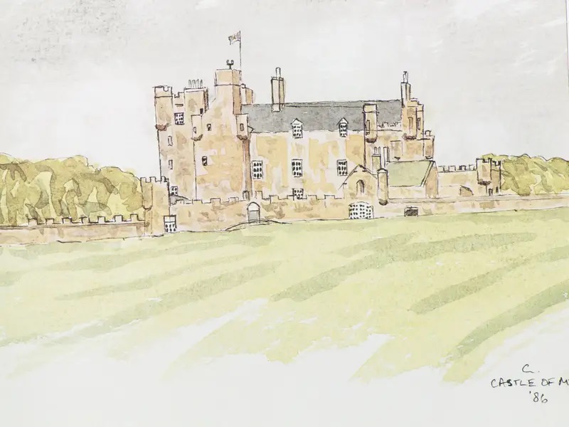 Крал Чарлз рисунка замък