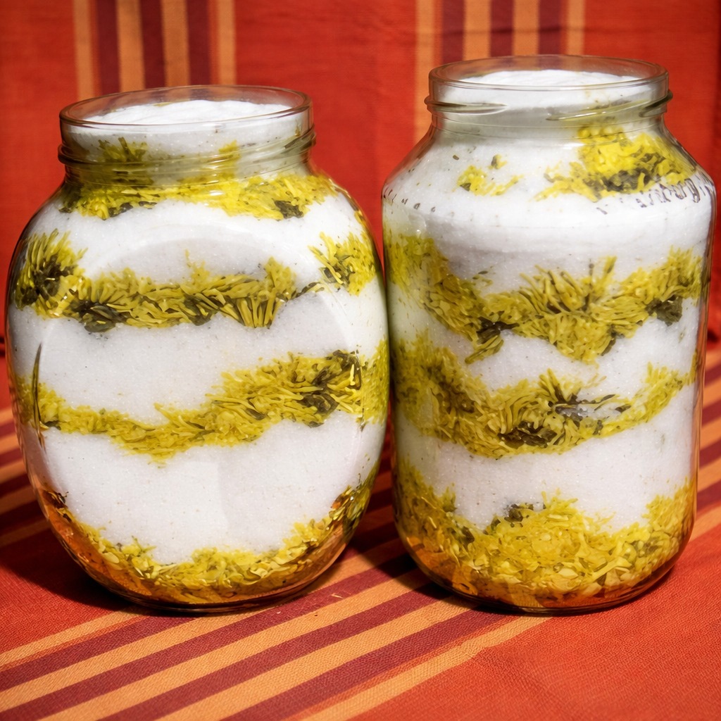 приготвяне сироп от глухарче