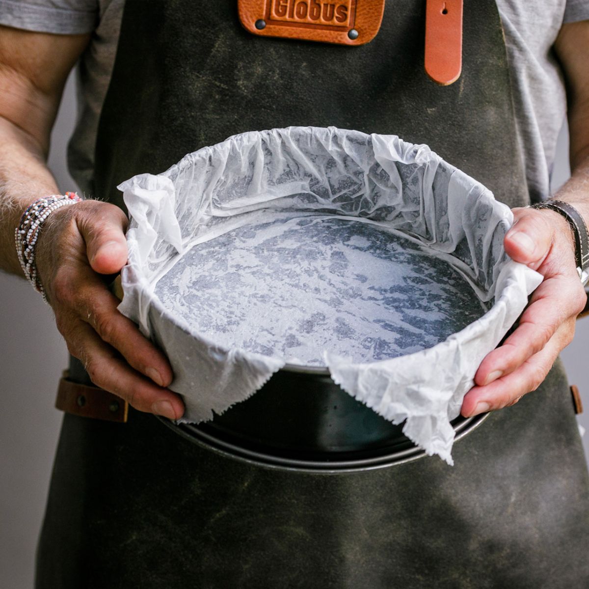 навлажнена хартия за печене