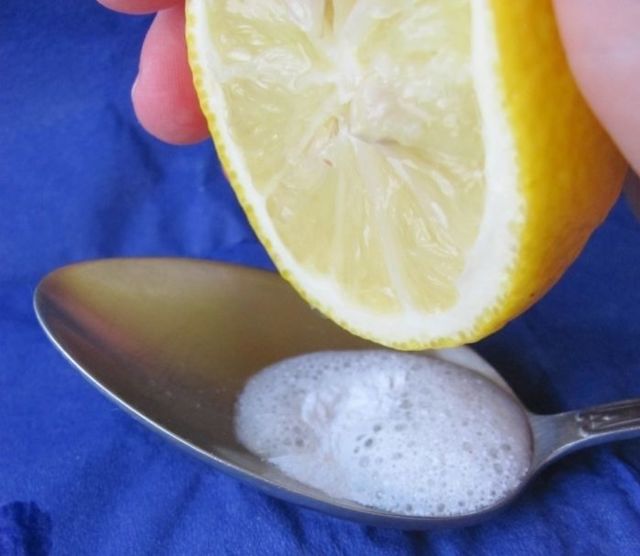 лимонов сок с яйчени черупки