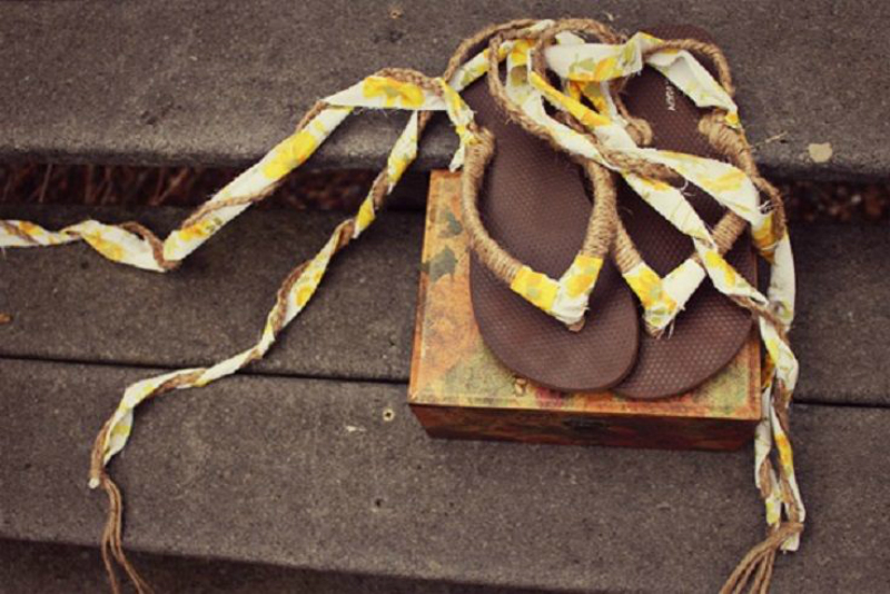 оригинални чехли от стари джапанки