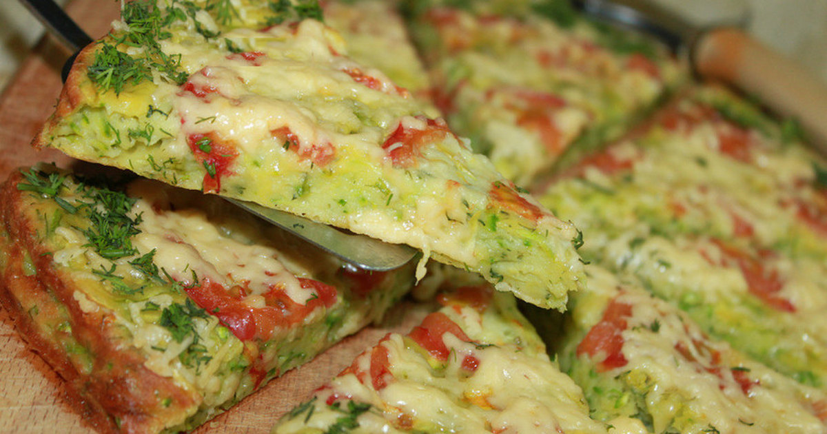  диетична пица от тиквички 