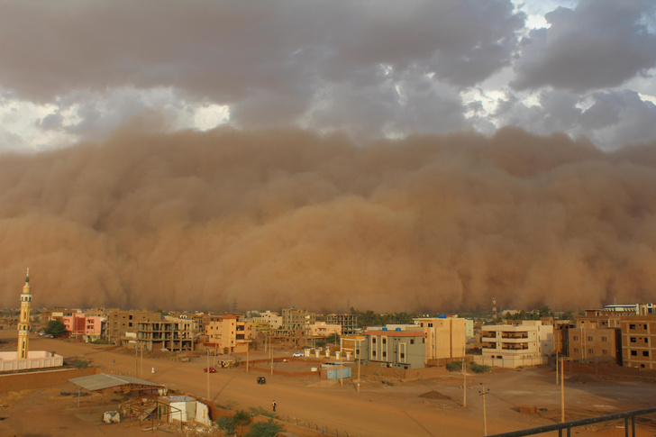 пясъчна буря Монголия