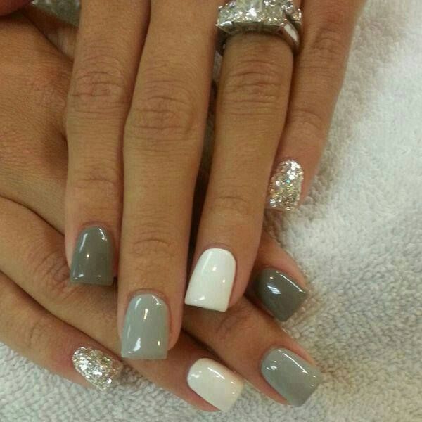 Quick simple nail designs for short nails: 