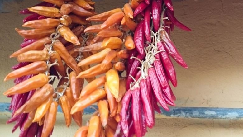 сушени люти чушки