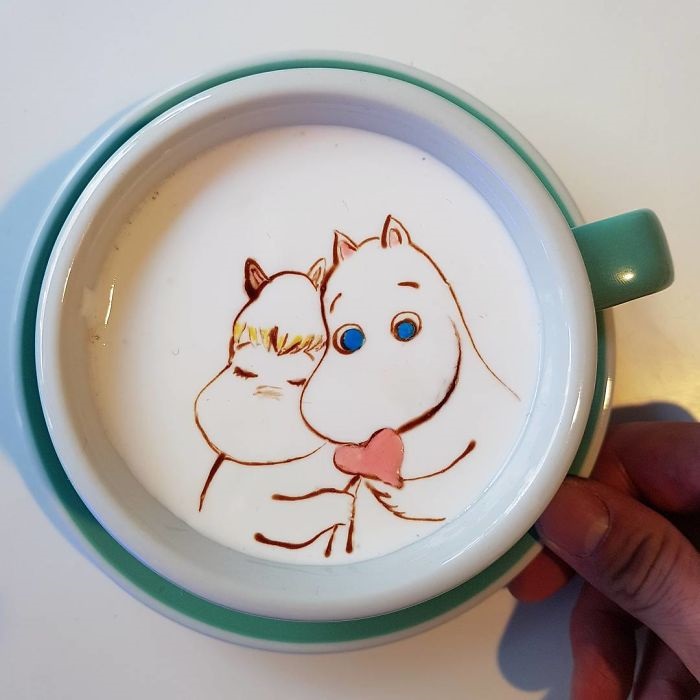  рисунки върху кафето