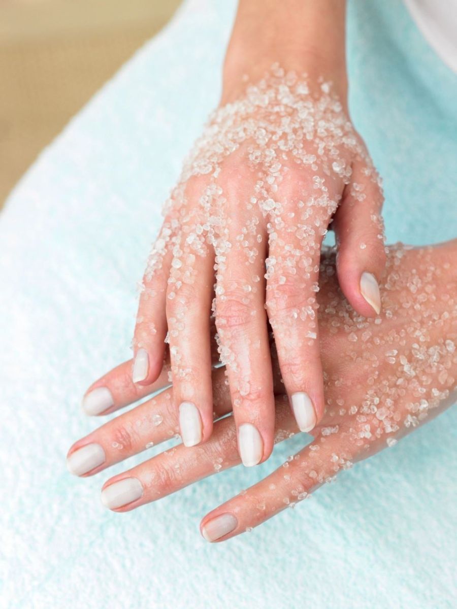 ексфолиране ръце