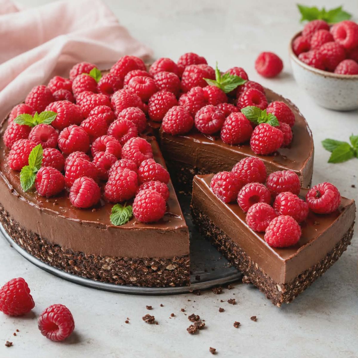 choco raspberry cake