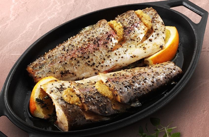 пъстърва с лимон