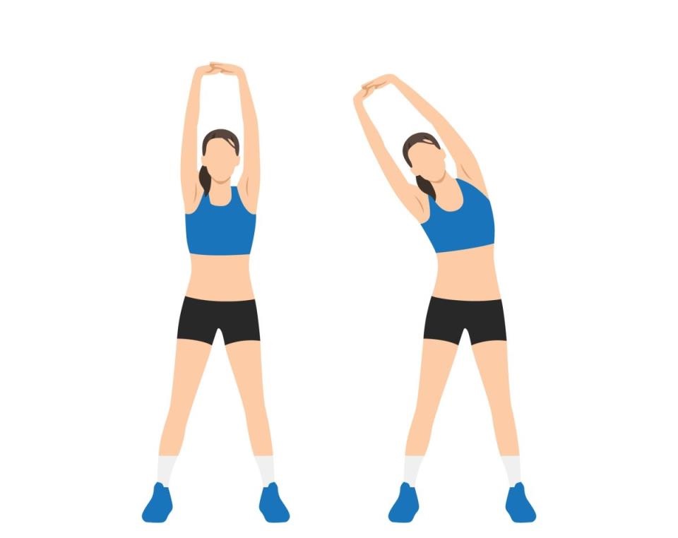 упражнение разтягане гърди