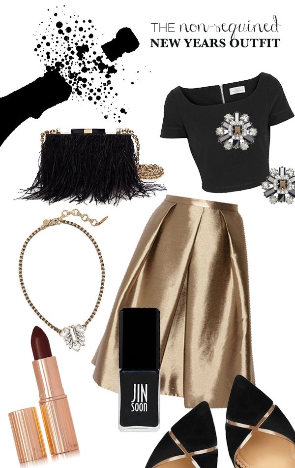 The Non-Sequined New Years Outfit |  STYLE'N: