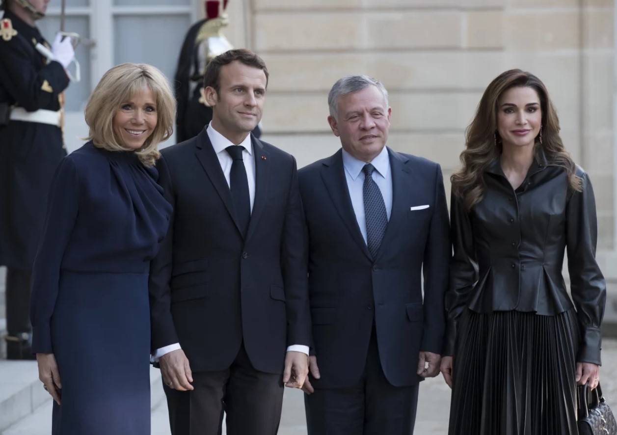 кралицата на Йордания във Франция