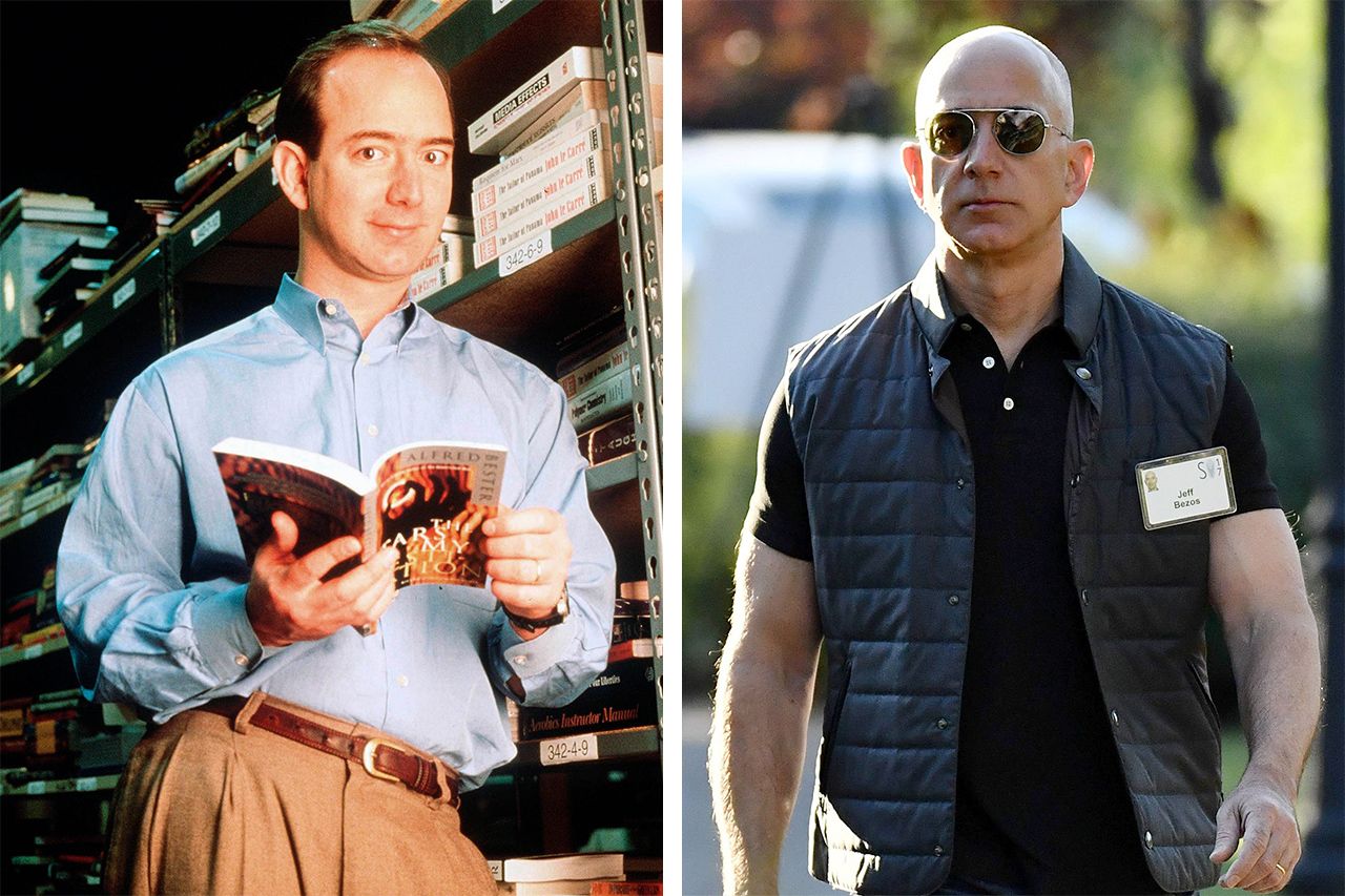 Bezos now and before