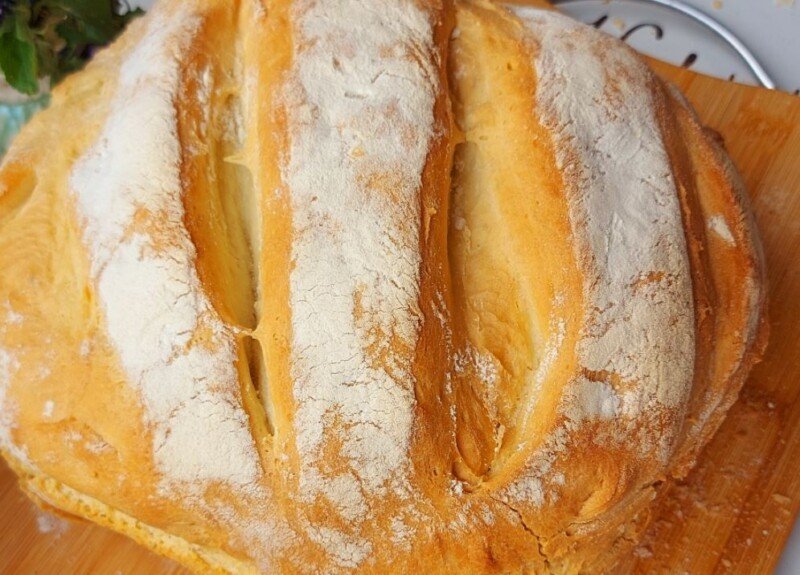 домашен хрупкав хляб