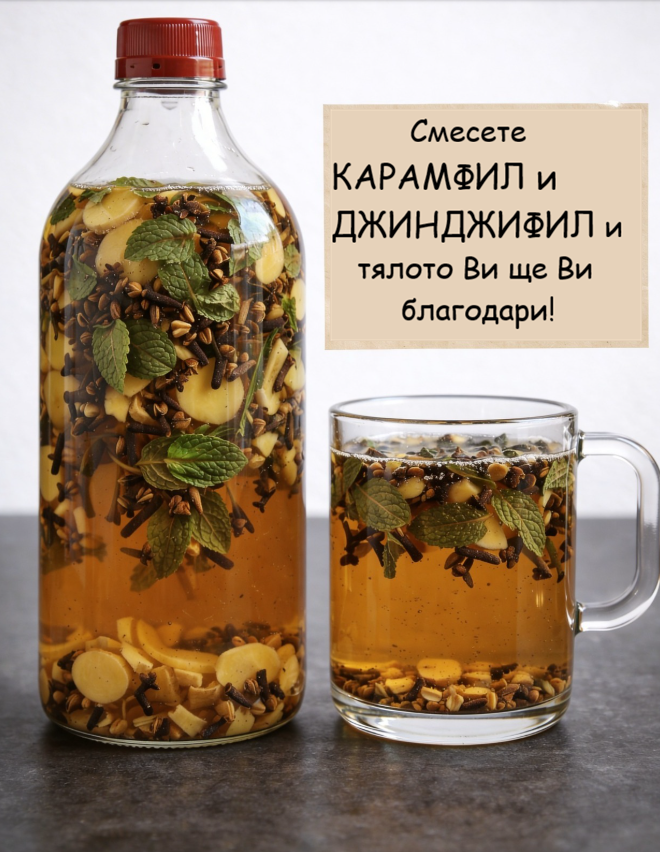 напитка карамфил джинджифил