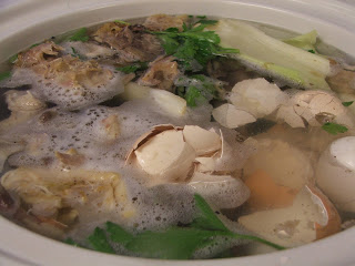 яйчени черупки в супата