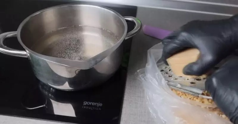 настърган сапун