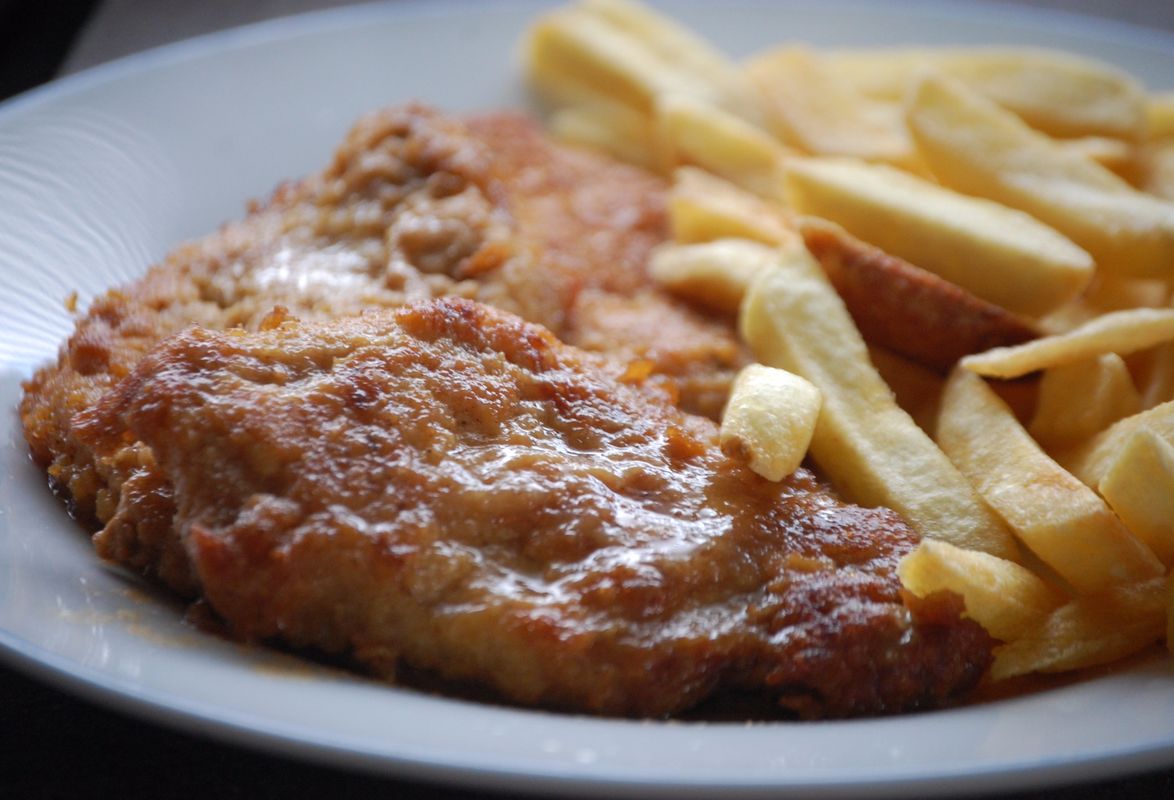 обърнати пържоли