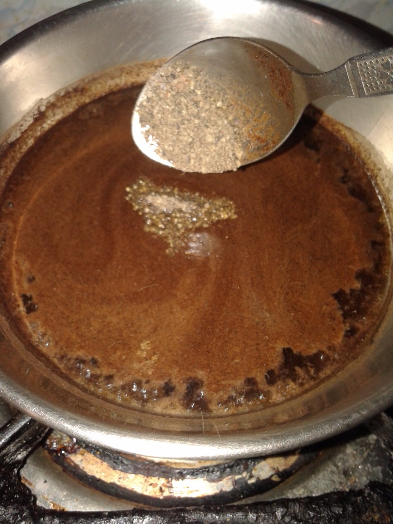 черен пипер в кафето