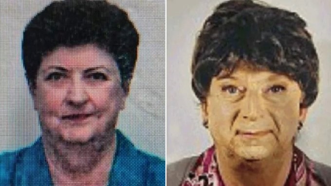 мъж дегизиран като майка си