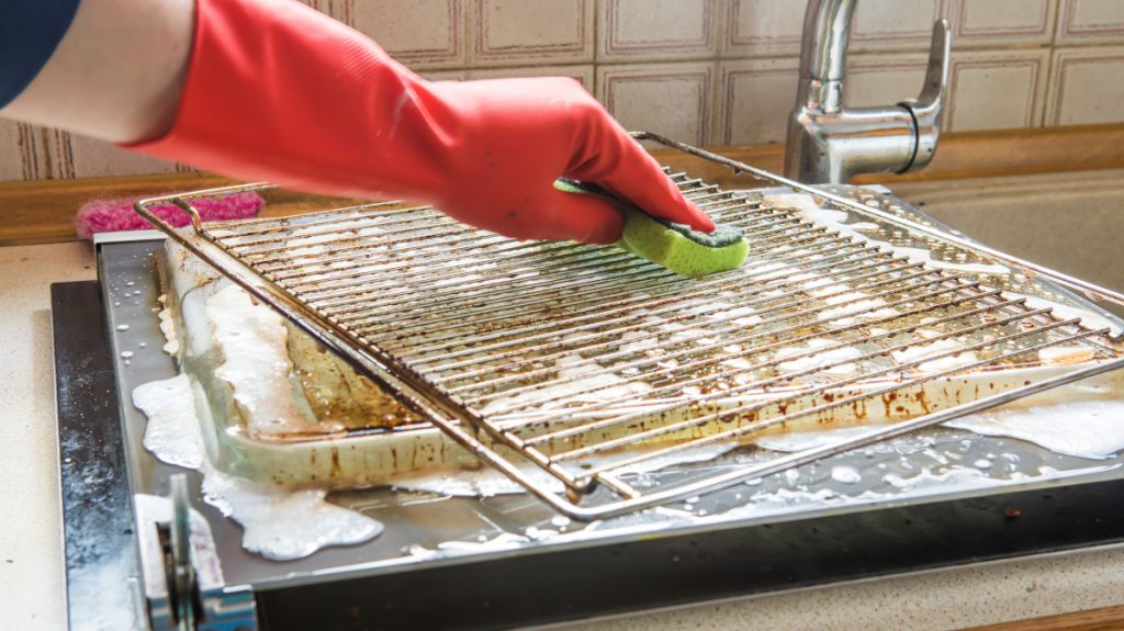 clean oven rack