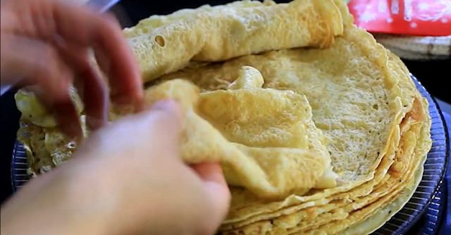 завиване палачинки