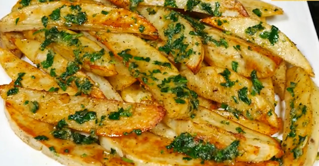 картоф ис чесън по манастирски