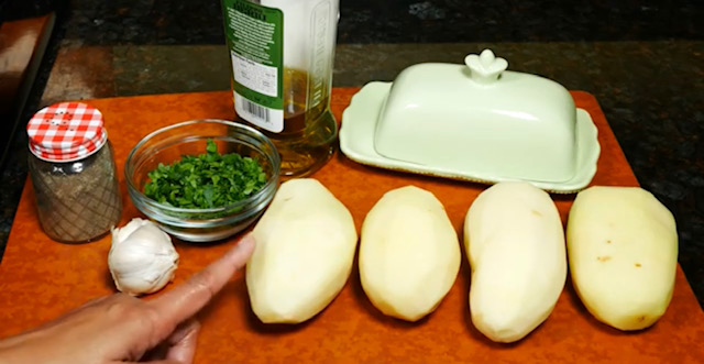 продукти печени картофи