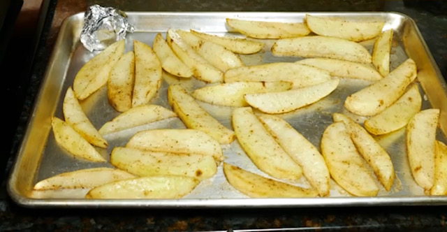 картофи с печен чесън