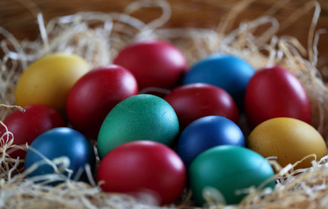 шарени яйца Великден