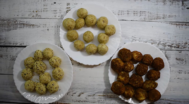 солени картофени бонбони