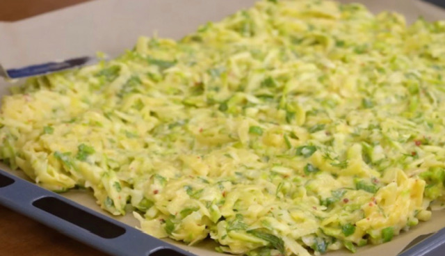  стъргани тиквички на фурна 