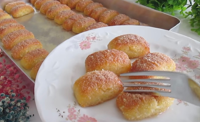 курабии с кокос и грис