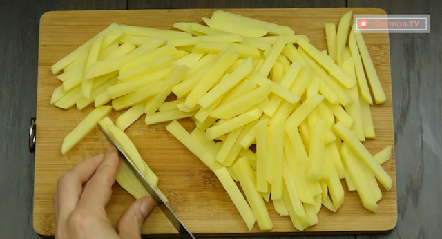 картофи на пръчици